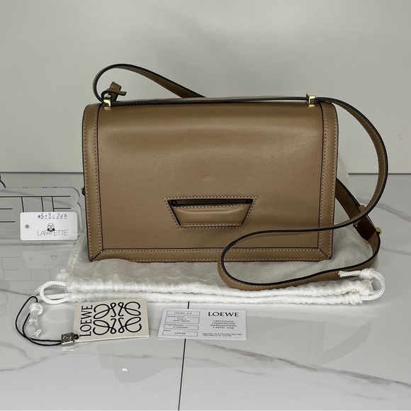 Loewe Handbags - Loewe Loewe Barceona Leather BagCamel